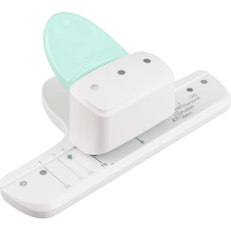 Adjustable 3-Hole Hole Punch for A8 Loose-Leaf Paper (1/5)
