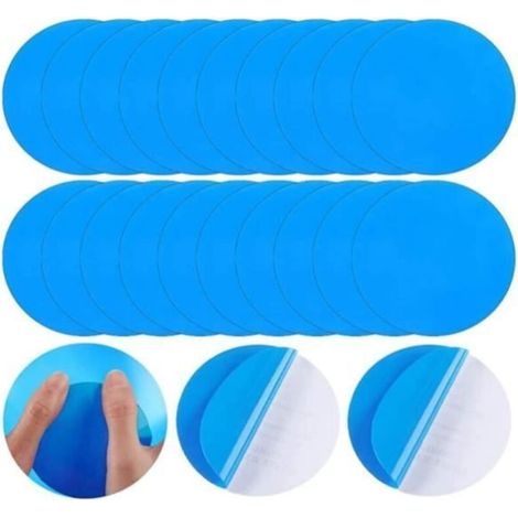 Reparaturflicken – 20er-Pack – wasserfest – PVC-Kleber – 7,5 x 7,5 cm (1/3)