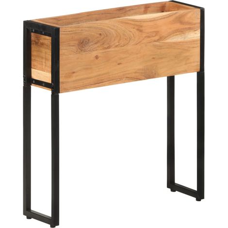 Pflanzkübel 60x20x68 cm Massivholz Akazie