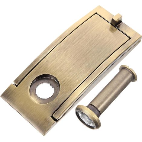 Heurtoir de Porte Alliage de Zinc Robuste et Design Carré Moderne Sécurité Renforcée pour Porte Entrée Résistant aux Intempéries (1/5)