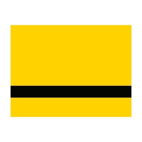 Laminato per incisione interna giallo/nero 0,5 mm LZ-906-005