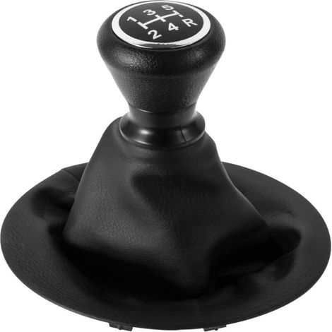 Levier de Pommeau Soufflet 5 Vitesses en Cuir pour Citroën Berlingo III et Peugeot Partner (2008-2021)Design Élégant et Confort Optimal pour Votre Véhicule (1/5)