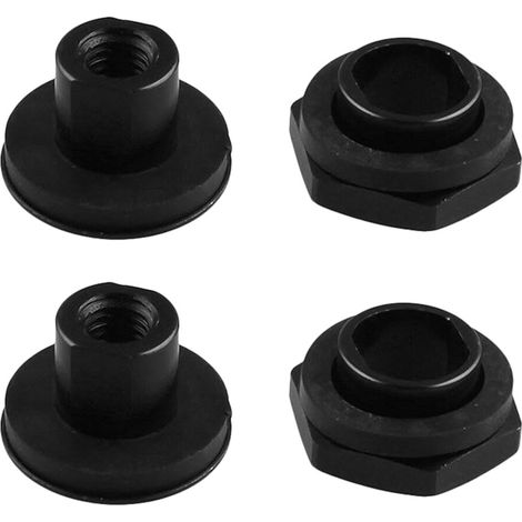 2-teiliges Schraubenset für die Heckscheiben-Stützstange (schwarz) für EG6 CRV Schrägheck (Baujahre 1992–1995)