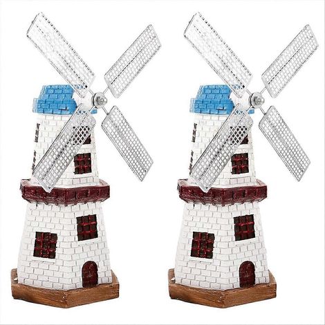 Ornements de moulin à vent, statue de moulin à vent hollandaise de style rétro européen (1/5)