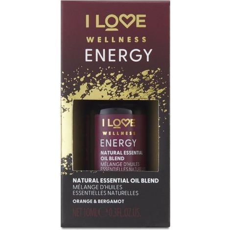 I Love, Wellness Energy, Orange & Bergamot, Essential Oil, 10 ml