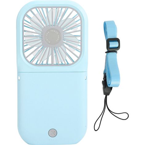 Ventilateur de cou suspendu, mini, portable et pliable, 3 vitesses réglables (États-Unis)-AquaForge