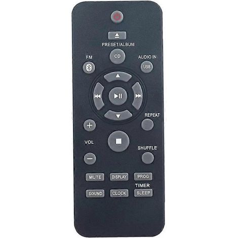 Fernbedienung kompatibel mit den Philips Mikro-Audiosystemen DCM1170, DCM1170/93, DCM2260, DCM2260/93, DCM2068, DCM2068/93, MCM2320 und DCM3175 (1/5)
