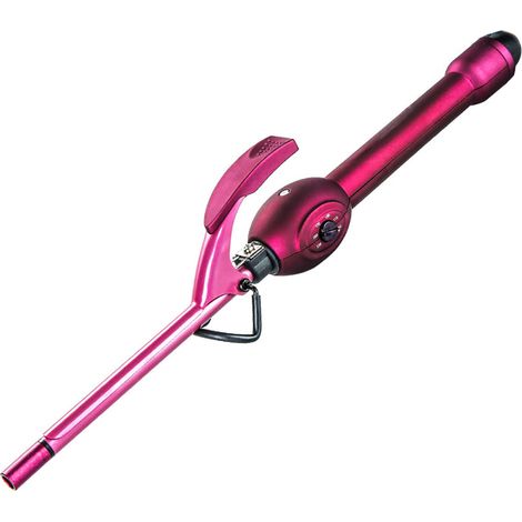 Baguette à friser professionnelle céramique 9mm, fût fin 3/8, fer à boucler unisexe pour cheveux, idéale boucles serrées, lisseur spiral compact (1/5)