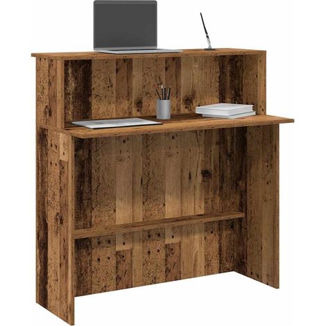 Empfangstheke Altholz-Optik 100x50x103,5 cm Holzwerkstoff