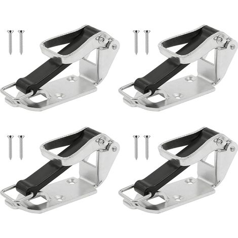Supports de Pelle pour Barres de Toit, 4 Pièces Support de Pelle pour Galerie de Toit, Supports de Raquette de Toit et de Hache, Porte Pelles pour Galerie Toit Bateaux Hache (1/5)