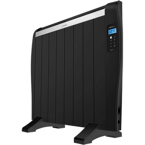 Cecotec Radiador Eléctrico Bajo Consumo ReadyWarm 1800 Thermal Black. 8 Elementos, 1200 W, De Pared o de Pie, Temporizador (1/3)