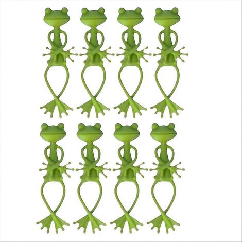 Frog support pour plantes mignon Frog pot de fleurs Hugger plante Climbing fixation clips jardin Frog Climbing Branch 8 (1/5)