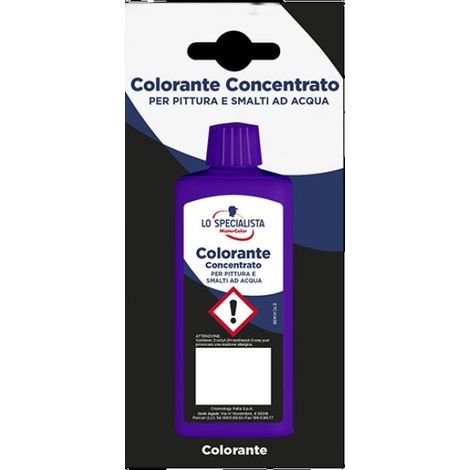 LO SPECIALISTA - COLORANTE CONCENTRATO PER PITTURE E SMALTI AD ACQUA VIOLA 45 ML. (1/2)