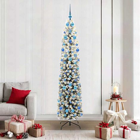 Künstlicher Weihnachtsbaum mit 300 LEDs mit Ständer Grün 210 cm