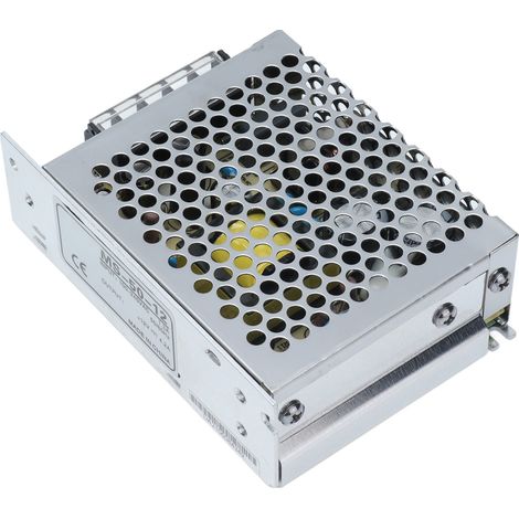 Transformateur-interrupteur d'alimentation BERM 100-240 V CA pour ruban LED MS-50-12 (1/5)