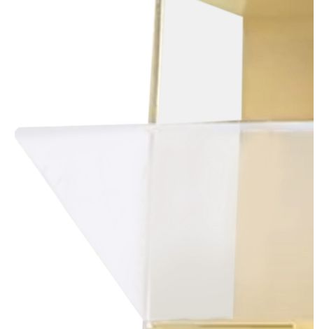 Boîte de rangement Pop Mart transparente empilable pour figurines de collection, poupées et LEGO, petite taille, jaune. (1/5)