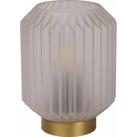 Lampada da tavolo Sueno vetro bianco oro E14 Lucide (1/5)