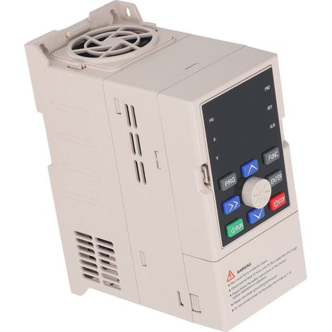 Variateur de fréquence 750 W, entrée monophasée, sortie triphasée, contrôle de vitesse moteur, VFD 220 V CA (1/5)