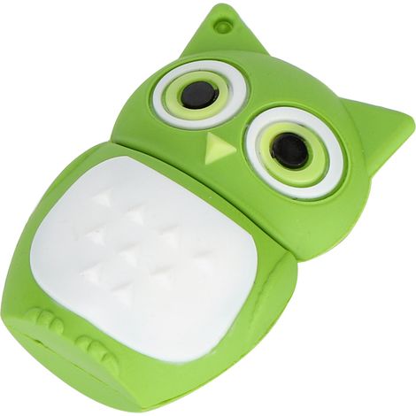 Clé USB 64GB Design Hibou en Carton, Stockage Rapide pour Fichiers Volumineux
