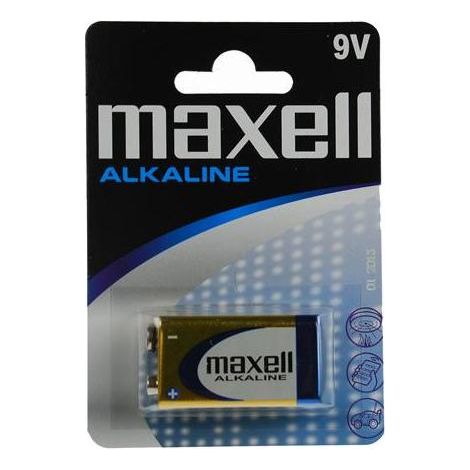 Batteria 6lr61 alcalina 9v 9000175 maxell (1/3)