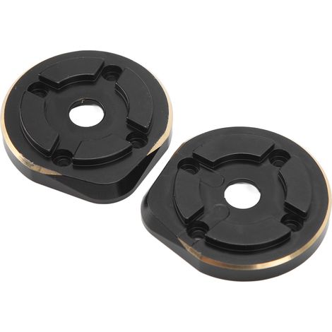 Poids de protection de portail extérieur noirs en acier inoxydable haute précision pour SCX10 III Capra 1/10 crawler