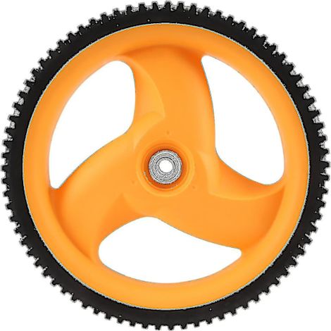 Roue arrière de tondeuse à gazon de 293 mm compatible avec les références 5324035-09, 5324327-49, 532403509 et 532432749 (1/5)