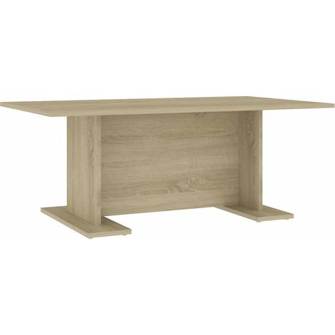 Maison Exclusive - Couchtisch Sonoma-Eiche 103,5x60x40 cm Holzwer (1/5)
