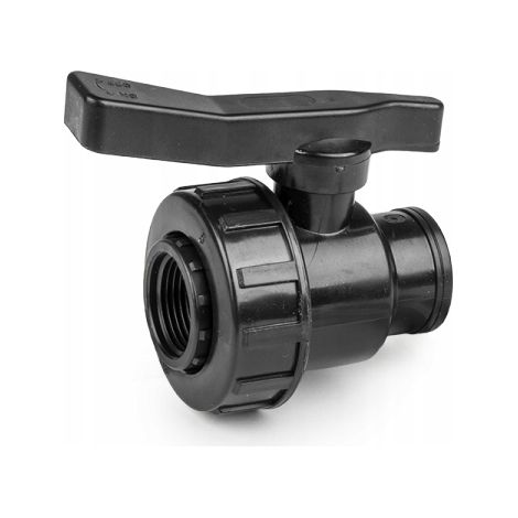 Vanne pour tuyaux PE Bradas DSRA10VF1F1 GW 1/GW 1""