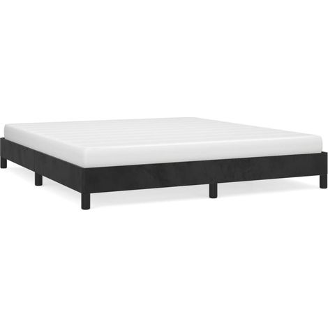 Maison Exclusive - Bettgestell ohne Matratze Schwarz 160x200 cm S