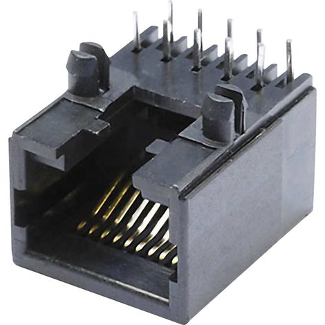 Embase modulaire femelle econ connect MEB10/10PL RJ48 embase femelle horizontale Pôle: 10 noir 1 pc(s) Y726881