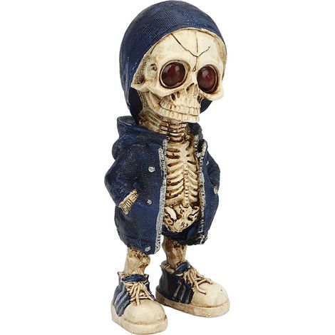 Figurine Squelette Résine Exquise Cool Statue Décor Maison Fête Bureau Cadeau Type A (1/5)