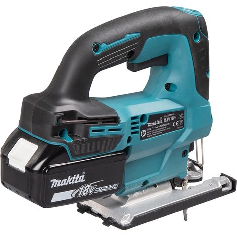 Scie sauteuse sans fil Makita DJV184RF1J 18 V 1x3 0 Ah accu.