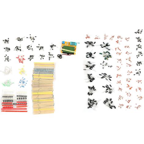 Kit électronique Super 6 valeurs pour testeur graphique de transistors LCRT4 DC9V (1/5)