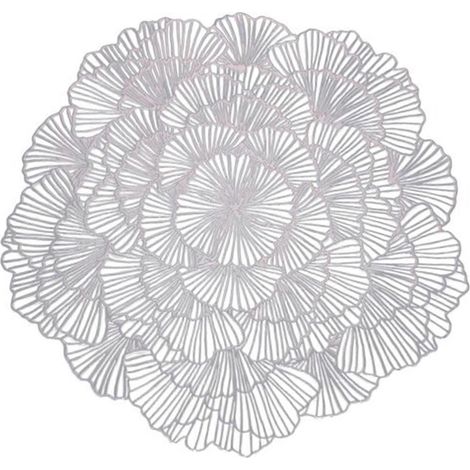 Sets de table ronds en PVC, sets de table ronds pour mariage, centres de table pour la cuisine et la salle à manger (1/5)
