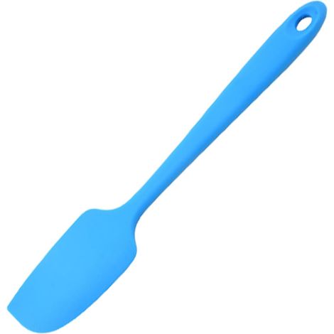 Espátula de cocina, utensilio de cocina flexible de silicona antiadherente para hornear, espátula de repostería antiadherente resistente al calor para hornear pasteles y cremas (azul) (1/5)