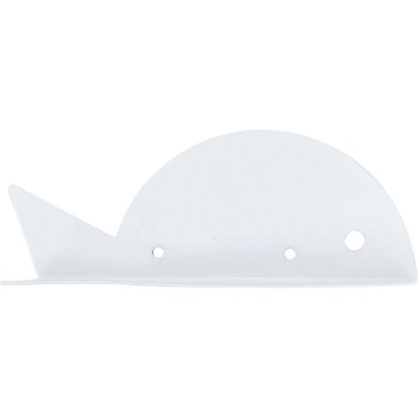 Etagère murale en métal blanc Poisson (1/3)