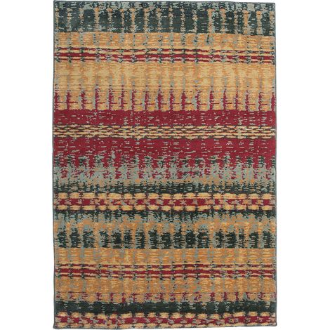 Tappeto in tessuto a pelo corto multicolore 160 x 230 cm Marmaris
