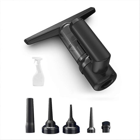 Fenêtre nettoyeurs solide aspiration électrique aspirateur nettoyer machine pour Mirror verre aspirateur de voiture noir (1/5)