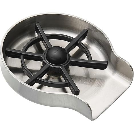 Évier de cuisine Lave-verre Évier de bar en acier inoxydable Lave-bouteille Nickel brossé Laveuse à pression Accessoires de rondelle de tasse Solide 304 Remplacement du mode SUS (1/5)