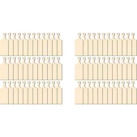 Planche à découper miniature de 72 cm avec poignée, à suspendre, pour la maison, utilisable comme assiette ou plateau repas, marron. (1/5)