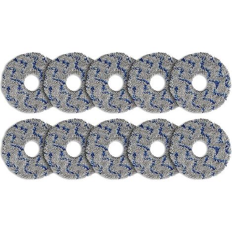(10 pieces) washable mop pads for ECOVACS DEEBOT X5 OMNI/ N30 Pro Omni/ T30 Pro Max/T30 Pro Omni/T30S/ T30S Combo/X2 Omni X2 P (1/5)
