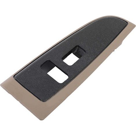 couleur : Noir + Marron Matériau : Plastique Panneau d’interrupteur de vitre en verre Décoration d’interrupteur de vitre de voiture. (1/4)