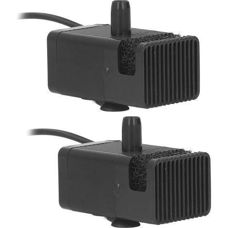 2 Stück Mini-Wasserpumpen, leise, bürstenlos, 5 V Gleichstrom, Filter- und Umwälzpumpe mit geringer Saugkraft für Aquarien (1/5)