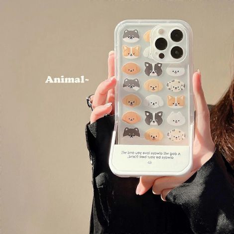 Coque de téléphone avec motif de chien, peinture à l'huile de haute qualité, ultra-fine, souple et résistante aux rayures et aux chocs, compatible avec iPhone X/Xs. (1/5)