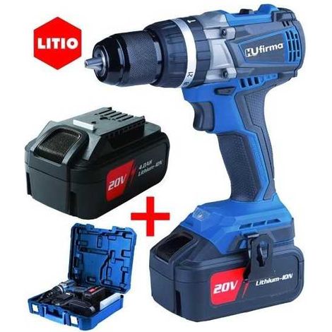 Taladro Hu-Firma Brushless Hu-T20B/Li 2 Baterías 20V-4Ah