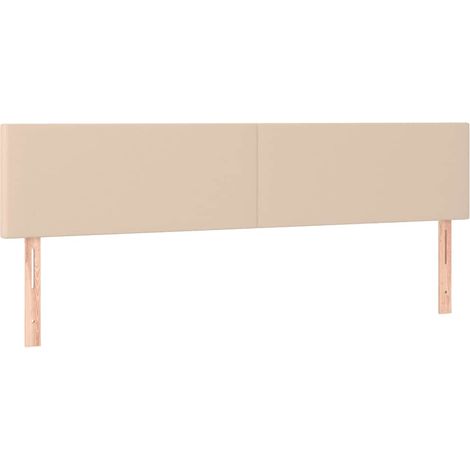 Maison Exclusive - Kopfteile Cappuccino-Braun 200x5x78/88 cm Kuns (1/5)