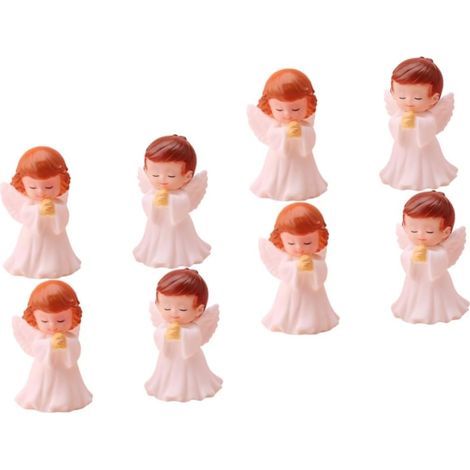 8pièces Figurines Anges Décorations De Table Priante pour Maison Et Bureau Statues Adorables avec Détails Fins (1/5)