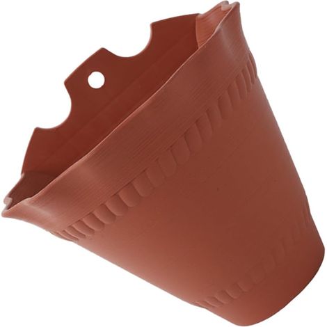 Jardinière murale suspendue et résistante aux chocs, en forme de cône, polypropylène PP, (1/5)