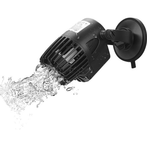 Pompe à vagues pour aquarium, fond magnétique puissant, tête de pompe de plongée ultra-silencieuse rotative à 360° (1/4)