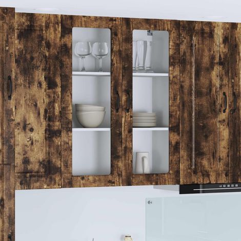 Küchenschrank Kalmar Geräucherte Eiche 80 x 31 x 100 cm